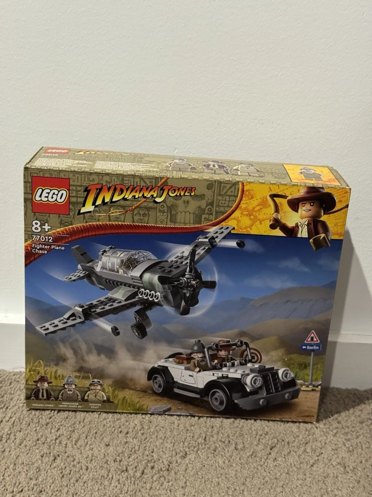 LEGO 77012 Indiana Jones Fighter Plane Chase (387 pcs) New / Sealed / Retired