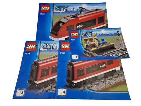 Lego® TRAIN Railway 7938 Instructions RC Passenger Train Set