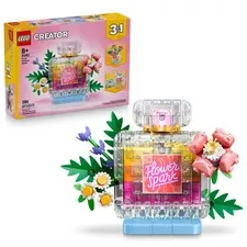 LEGO CREATOR 3in1 Floral Decor Perfume Bottle, 286 Pieces