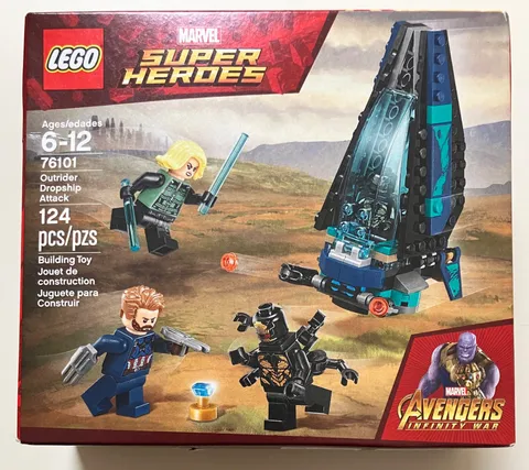 Lego 76101 Outrider Dropship Attack Marvel Super Heroes 2018 Brand New + Sealed