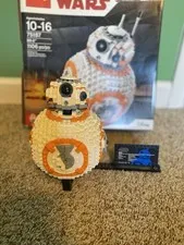 LEGO Star Wars BB-8 75187 Set w/ Display Stand And Box 1106pcs Retired