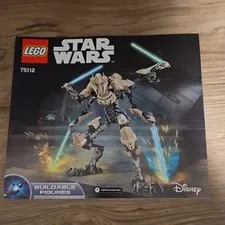 Star Wars Lego Set 75112 General Grievous Instructions Only Manual Booklet Only