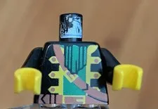LEGO Classic Pirate Torso With Belt Across Chest