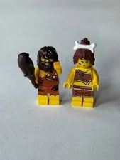 Lego Collectible Minifigure Cave Woman & Caveman Bundle