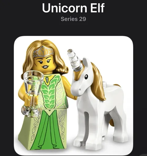 LEGO 71052 Series 29 Unicorn Elf collectible