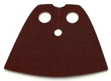 Lego New Reddish Brown Minifigure Cape Cloth Very Short Traditional Starched