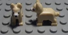 Lego Figure Animal Dog Beige 1 Piece