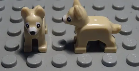 Lego Figure Animal Dog Beige 1 Piece