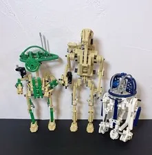 3 Pack Lego Technic Star Wars Battledroid R2D2 Pit Droid 8000 8001 8009