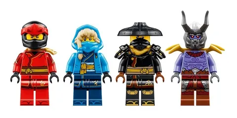 Lego Ninjago Ultra Dragon Battle 71872 - All 4 Minifigures with All Accessories