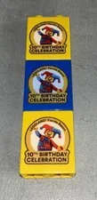 3 Legoland Florida Commemorative Bricks: 10th Birthday Celebration 2021 (K1)