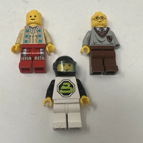 3 Lego Minifigures Lot Harry Potter - Wild West - Blacktron 2