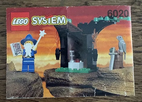 Vintage LEGO 6020 Magic Wizard Instruction Manual Booklet Only Castle 1993
