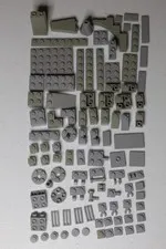LEGO Parts and Pieces Light Gray/ Light Bluish Gray Assortment #1