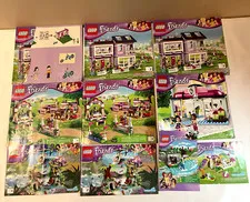 Lego Manuals / Instruction Booklets - Lot of 10 Friends