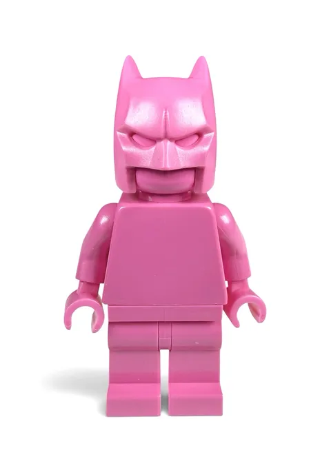 Official LEGO - Dark Pink Monochrome Prototype DC Batman Minifigure - RARE