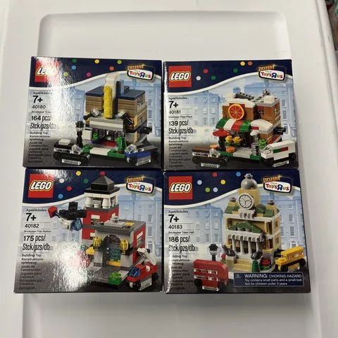 LEGO ToysRUs Bricktober 2014 Complete Set NEW Sealed(40180, 40181, 40182, 40183)