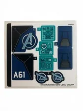 NEW LEGO | Sticker Sheet for Set 76126 Avengers Ultimate Quinjet (2019)