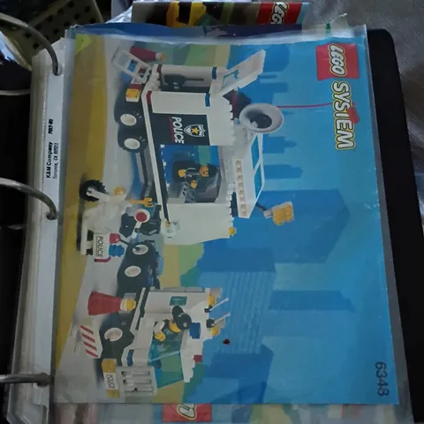 6348 INSTRUCTION BOOKLET ONLY Lego System Police truck book manual 1994 T-91