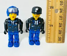 LEGO Juniors Police Policeman & Police Woman Minifigure Lot