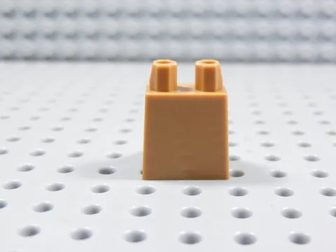 LEGO Medium Nougat Blank Plain Dress Skirt Minifig BL