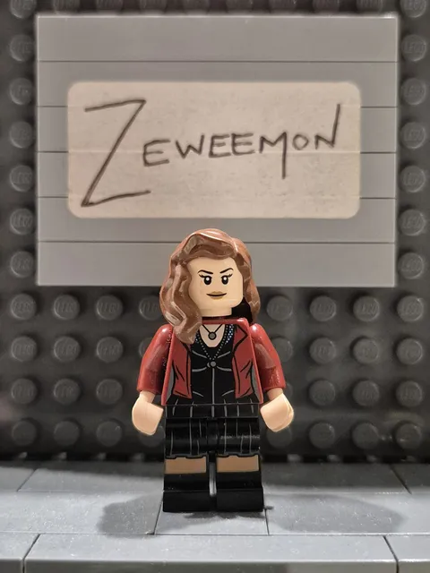 Scarlet Witch Wanda Marvel DC Super Hero Lego figure minifigure minifig sh0174