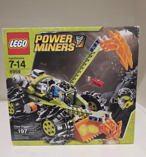 LEGO Power Miners: Claw Digger (8959) New/Sealed In Box Retired Set