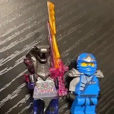 LEGO NINJAGO Minifigures Lot of Jay ZX Blue Ninja & General Aspheera w sword