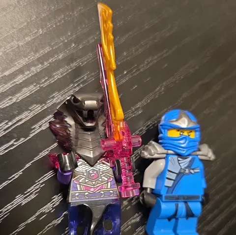 LEGO NINJAGO Minifigures Lot of Jay ZX Blue Ninja & General Aspheera w sword