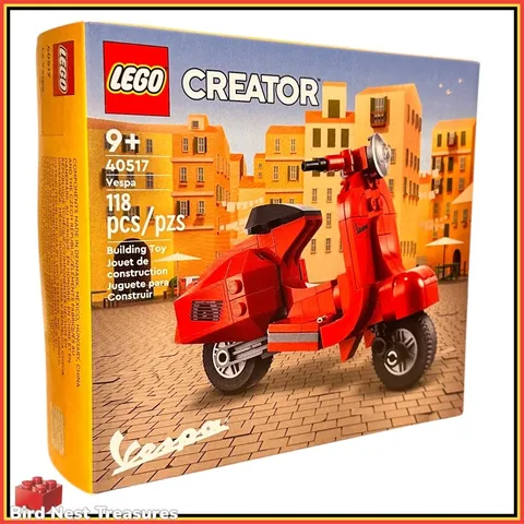 LEGO 40517 Creator VESPA, 2022: 118 Pieces - NEW, Retired, Factory Sealed