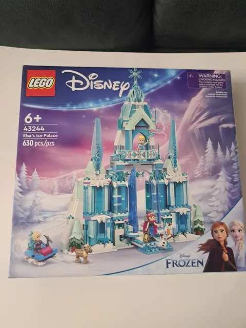 LEGO DISNEY FROZEN ELSA’S ICE PALACE 43244 NEW SEALED 630 PIECES ANNA ELSA OLAF 