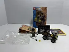 LEGO Adventurers 7424 Orient Expedition Black Cruiser - Retired Rare w/ Inserts