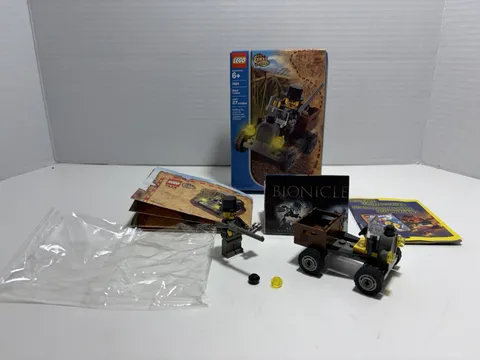 LEGO Adventurers 7424 Orient Expedition Black Cruiser - Retired Rare w/ Inserts