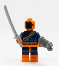 LEGO DC Super Heroes Deathstroke sh0194 Minifigure Complete Batman 76034 VGC