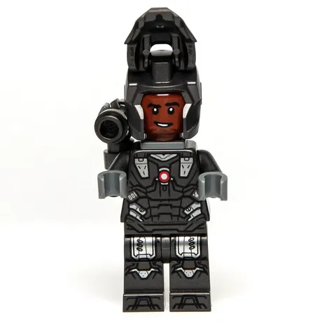 LEGO War Machine - Pearl Dark Gray and Silver Armor with Backpack MINIFIGURE NEW