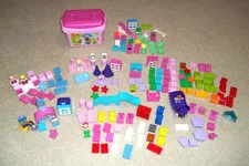 Lego Duplo Girls Large  Lot - 188 Pieces - Princess Dottie Sofia Cafe Box of Fun