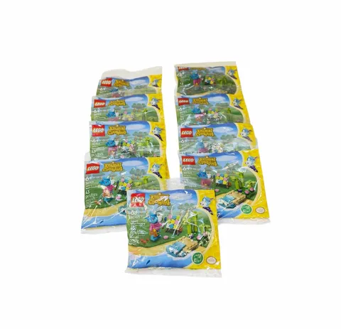 Lot of 9 LEGO 30703 Animal Crossing Julian’s Beach Painting Party Favors NEW