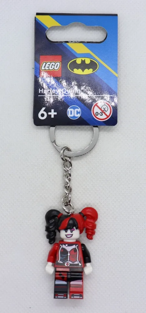 Harley Quinn Keychain 854238 Batman LEGO® Minifigure Mini Figure Fig