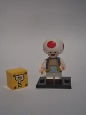 Toad Minifigure Super Mario All Star Rare Custom Lego Designed 