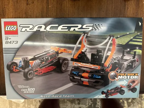 LEGO Racers 8473 Nitro Race Team Pull-Back Motor 500 pcs Age 9+