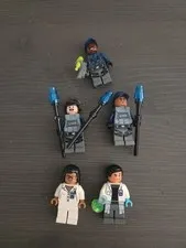 LEGO Jurassic World ACU Trooper Guard and Scientist Minifigures 