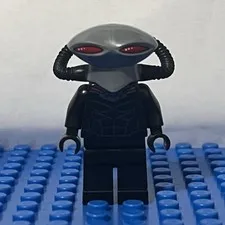 LEGO Black Manta Minifigure sh0160 76027 DC Super Heroes CMF Lot Rare Retired 