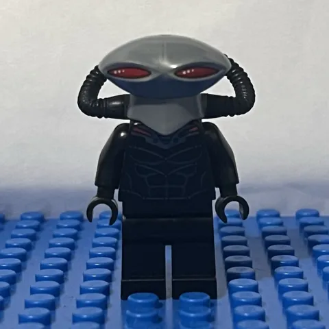 LEGO Black Manta Minifigure sh0160 76027 DC Super Heroes CMF Lot Rare Retired 