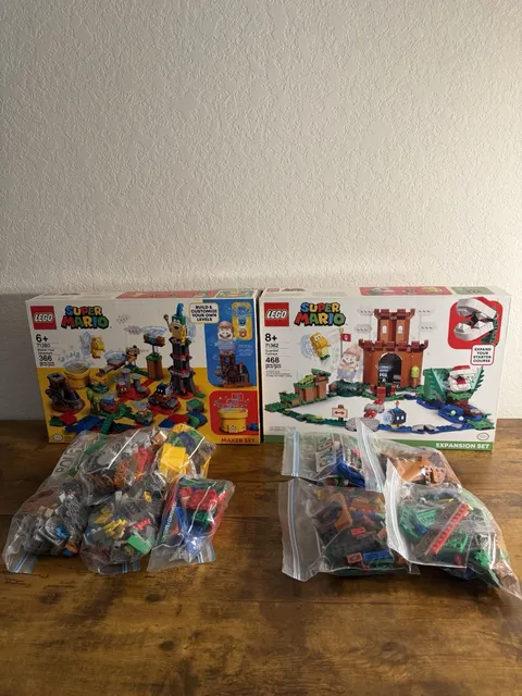 LEGO Super Mario 71362 & 71380 100% Complete