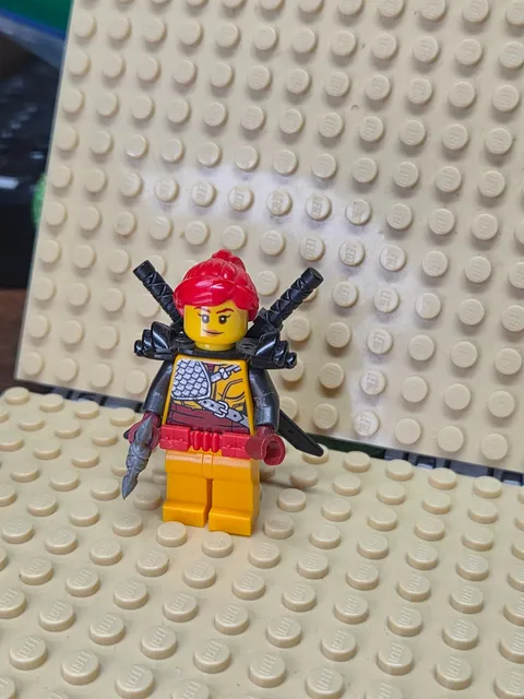 LEGO Ninjago Minifig njo0477 - Skylor Hunted - Light Scratches/No Cracks