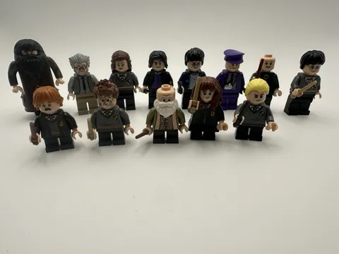 Genuine Lego : Harry Potter Lego Minifigure Lot 13 Figures Hagrid Draco Hermione