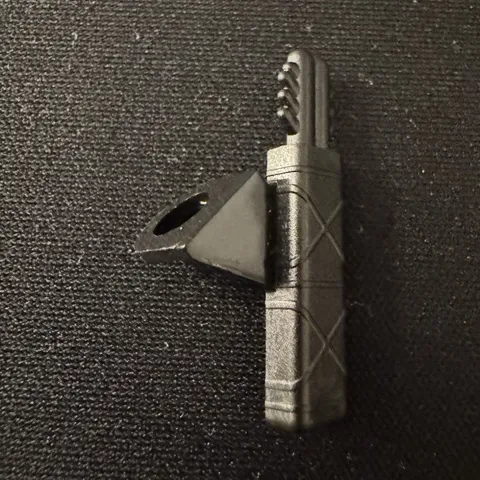 LEGO Black Minifigure Utensil/Weapon Accessory Plastic Piece Design ID 4495 (1x)