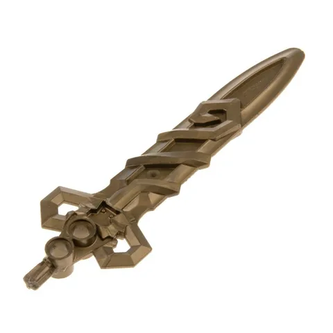1x LEGO Large Figure Weapon Sword Flat Dark Gold Sir Rascus 4256814 50626