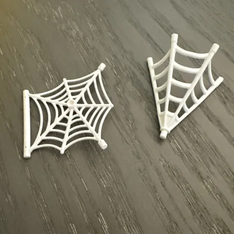 LEGO Spider Web with Bar (7255 / 90981) Spider Web Half-Cone (25895)