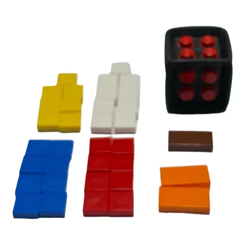 LEGO Lava Dragon Game Parts Pieces Die & Movement Flat Squares Only